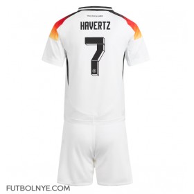 Camiseta Alemania Kai Havertz #7 Primera Equipación para niños Eurocopa 2024 manga corta (+ pantalones cortos)